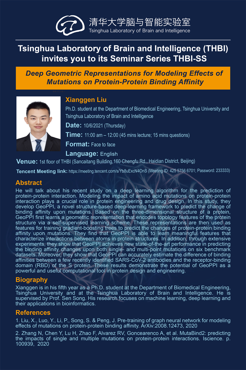 2021 THBI-Seminar Series (THBI-SS) Program-Tsinghua Laboratory Of Brain ...